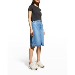 Rag & Bone 'Vintage' Blue Denim Midi Skirt Size 28